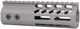 Guntec USA 6in Ultra Lightweight Thin M-LOK Free Floating Handguard w/ Monolithic Top Rail Flat Dark Earth