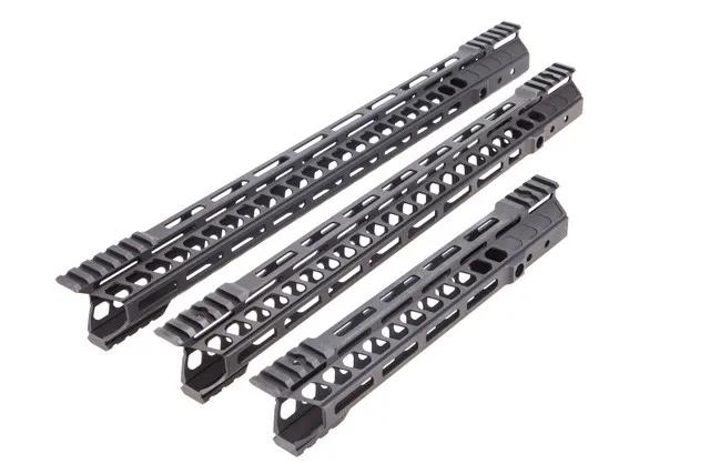 Vella Industries AR-15 Trident Rail System Black - M-LOK