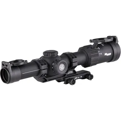 Illuminated Tango MSR 1-6x24mm FFP Ill BDC 6 Reticle W/Mount Black