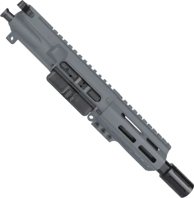 ABC RIFLE COMPANY AR-15 7.62x39mm Micro Pistol 5in Barrel M-LOK Handguard Upper Receiver w/BCG And Charging Handle Sniper Grey