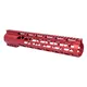 Guntec USA 12in AIR-LOK Series M-LOK Compression Free Floating Handguard With Monolithic Top Rail .308 Cal Anodized Red