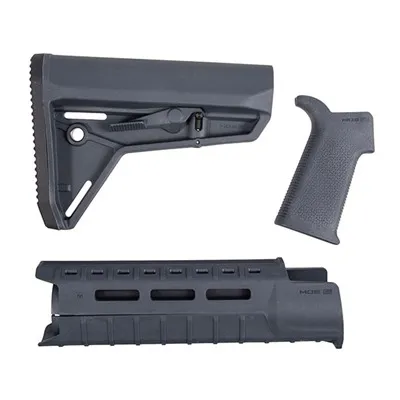 Polymer MOE SL Furniture Set M-LOK Carbine For AR-15 Gray