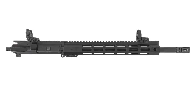 PSA 16" CHF Mid-length A2 5.56 NATO 1/7 13" Lightweight Hex M-LOK Upper w/MBUS Sight Set - No BCG or CH