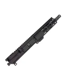 Andro Corp Industries AR-15 Complete M-LOK Upper Receiver with Flash Hider Assembly .300BLK 16.5in 8in Barrel Medium Pistol Length 1-7 Twist 5/8x24