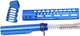 Guntec USA AR-15 10in Pistol Brace Build Kit With Milspec Buffer Tube Anodized Blue