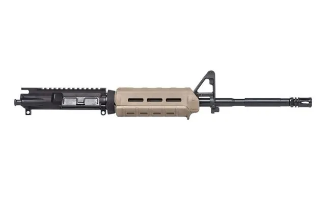 Aero Precision AR-15 Complete Upper Receiver 5.56 Carbine Length 16 inch Barrel w/Pinned FSB Magpul MOE Handguard A2 Flash Hider FDE Cerakote