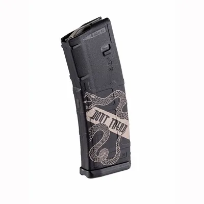 AR-15 Laser Engraved Pmag Gen2 MOE 30rd - AR-15 223/5.56 30rd Polymer Magazine Black Don'T Tread On Me