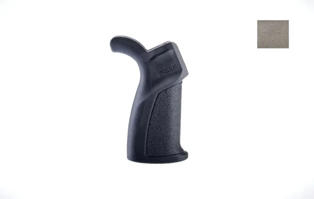 DLG Tactical AR15 Rubberized Grip w/ Beavertail Green