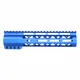 Guntec USA AirLok Series M-LOK Compression Free Floating Handguard w/Monolithic Top Rail 9in Blue