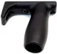 A3 Industries Compact Shorty Vertical Grip w/ Integrated Handstop 100 Degree 2.00In Grooved Aluminum Grip Aluminum Base Black