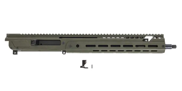 PSA JAKL 14.5" Rifle length Upper Assembly 5.56 NATO 1:7 Nitride w/Knurled CH, BCG W/O Flash Hider, ODG