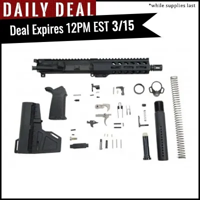 PSA 7.5" 5.56 NATO 1/7 Phosphate 7" M-LOK MOE EPT Shockwave Pistol Kit - 5165447833