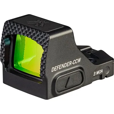 Red Defender-CCW 3 MOA Micro Green Dot Sight Black