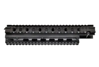 Sniper AR Style 2 Piece Front End Rail Length FN/FAL Tri Rail Handguard Black Large