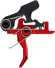 Rise Armament OPMOD HEX-C 2-Stage Trigger Curved 4.5 lb Black/Red