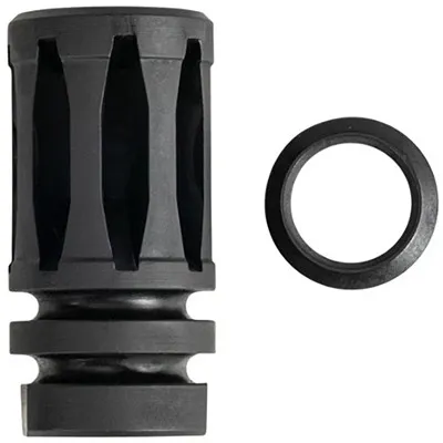 30 Caliber A2 Flash Hider & Crush Washer 5/8x24" Black