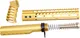 Guntec USA AR-15 10in Pistol Brace Build Kit With Milspec Buffer Tube Anodized Gold