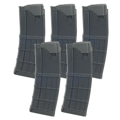 AR-15 L5awm Opaque Black Magazine 223/5.56 30rd Polymer 5-Pk