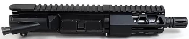 Moriarti AR-15 5mm NATO 5 inch Upper Receiver Medium Micro Length 1-5 Twist 1/2x28 A2 Flash Hider Nitride