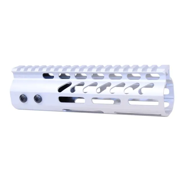 Guntec USA Ultra Lightweight Thin M-LOK System Free Floating Handguard w/Monolithic Top Rail 7in Clear