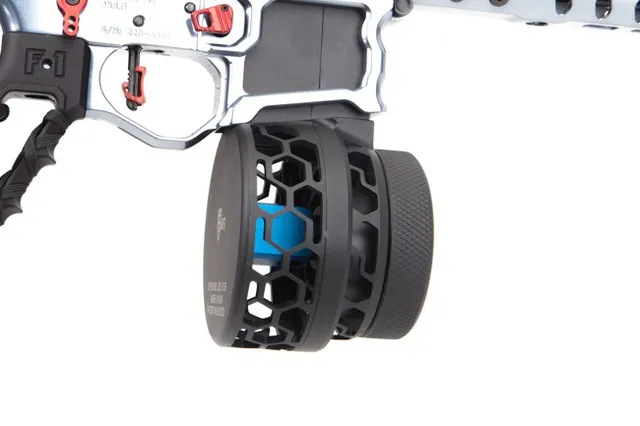 F5 MFG AR-15 .223/5.56 Skeletonized Drum Magazine - 50 RD
