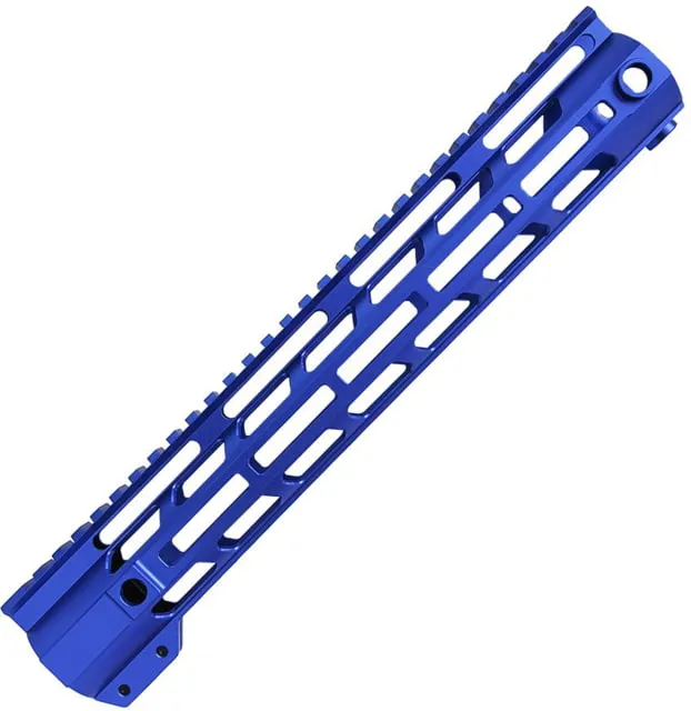 XTS AR-15 M-LOK Rail 12 in Blue