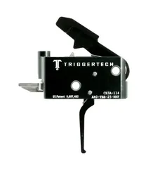 Triggertech AR15 Black Adaptable Flat Trigger PVD Black