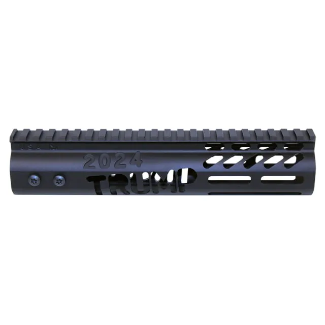 Guntec USA Trump Series Limited Edition M-LOK System Free Floating Handguard w/ Monolithic Top Rail 9in Anodized Black