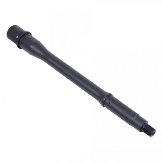 Guntec USA AR Barrel .223/5.56 Cal Contour Profile 10.5 inch Carbine Length 4150 Chromoly Steel 1-7 Twist .750 Gas System 1/2x28 TPI Black Nitride