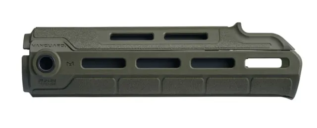 FAB Defense Vanguard AR M16 Picatinny MLOK Compatible Handguard Olive Drab Green fx-vanarg