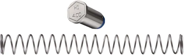 Maxim Defense Industries CQB Buffer & Spring - H1 - 4 oz. Silver/Blue