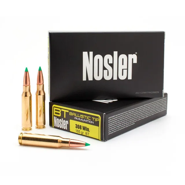 Nosler 308 Win 165gr Ballistic Tip 20 Rnds