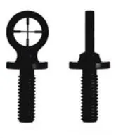 KNS Precision AR-15 Front Sight Crosshair Standard Duplex ARSTDU