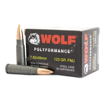 Polyformance FMJ 7.62x39mm 123gr Full Metal Jacket 1,000/Case