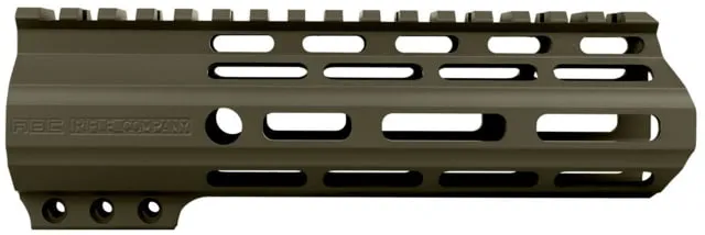 ABC RIFLE COMPANY Custom Ultra Slim AR-15 M-LOK Handguard 7in Cerakote Olive Drab Green