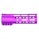 Guntec USA AIR-LOK Series AR-15 M-LOK Compression Free Floating Handguard w/ Monolithic Top Rail Gen 2 7in Anodized Purple