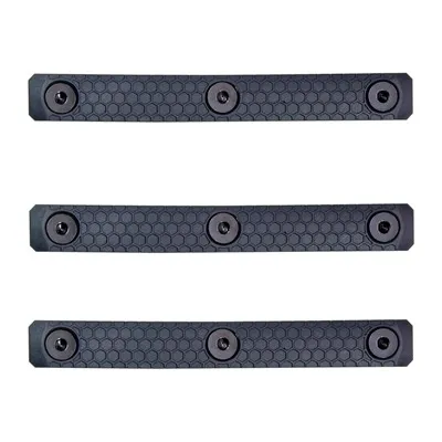 Slate Grip M-LOK Panels 3-Slot Slate Grey 3-Pack