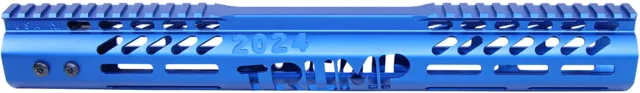 Guntec USA Limited Edition Trump Series M-LOK System Free Floating Handguard w/Monolithic Top Rail .308 Caliber 15in Anodized Blue