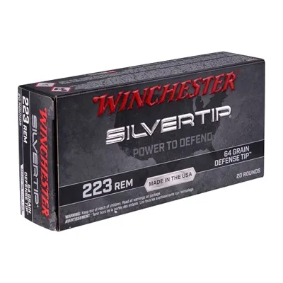 Silvertip 223 Remington 64gr Defense Tip 20/Box