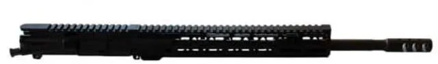 Moriarti AR-15 Upper Receiver 300 Blackout 16in Pistol Medium M-LOK 1-7 Twist 5/8x24 Thread Diamond Cut Free-Float Handguard Triport Muzzle Black