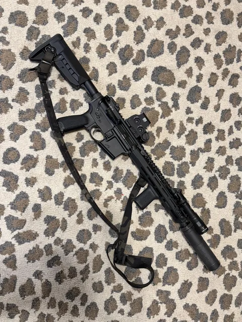 BCM MK2 11.5-inch SBR on an Aero M4E1 Lower, Suppressed