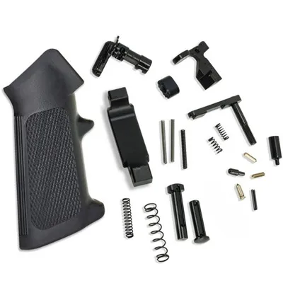 AR-15 Lower Parts Lite Kit W/No Fire Control Group Black