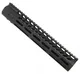 Guntec USA Ultra Lightweight Thin M-LOK Free Floating Handguard w/Monolithic Top Rail .308 Cal 12in Black