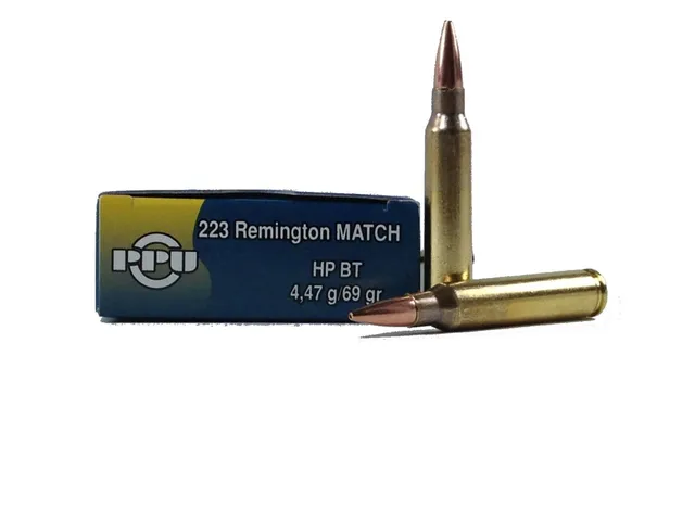 PRVI Partizan .223 Rem Ammo 69gr HPBT 20rds