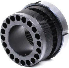 Tiger Rock AR-15 Barrel Nut w/Steel Jame Nut Ring for Free Float Quad Rail Handguard Black Small