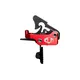 Elftmann Tactical Apex Pro AR-15 Straight Adjustable Trigger Black Shoe Anodized Red