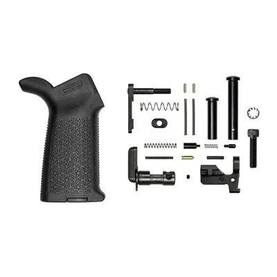 M5 Lower Parts Kit W/MOE Grip, No FCG For AR-308 Black