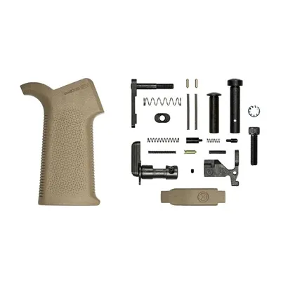 Fire Control Group Lower Parts Kit W/MOE SL Grip, No FCG For AR-15 FDE