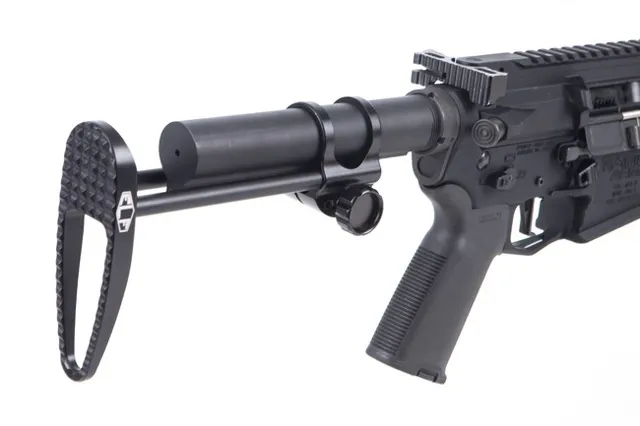 Elftmann Tactical Ultralight Aluminum Stock - Black