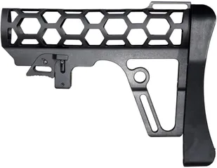 Presma Skeletonized 223/5.56/308 Buttstock Mil-Spec Tube 6 Position Black